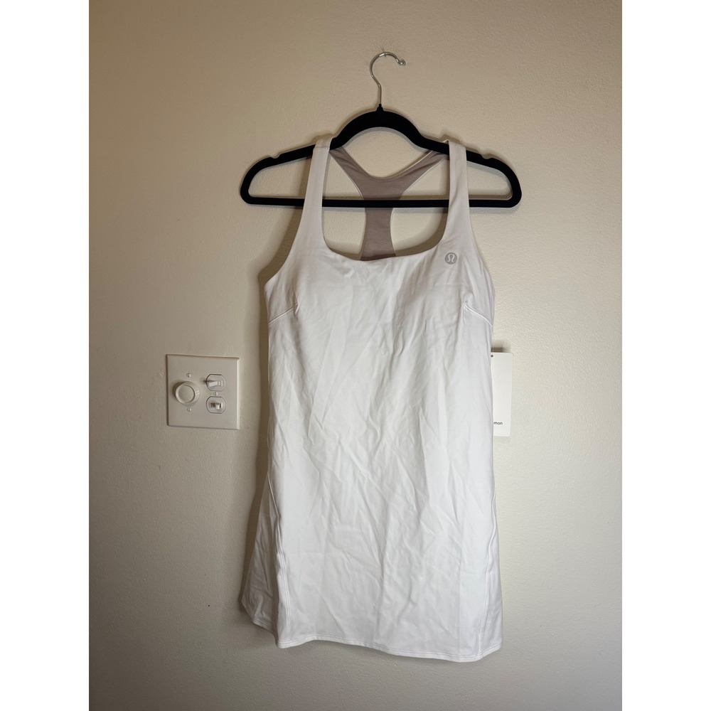 Lululemon Lightweight Tennis Dress White Size 8 NWT